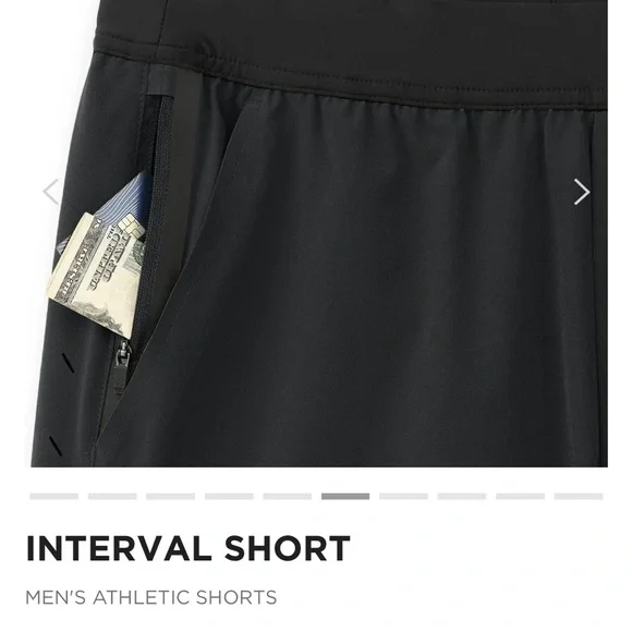 Men's Turquoise Athletic Shorts - Picture 9 of 11